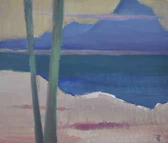 Herbert Beck, See und Berge, um 1960