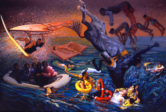 Norbert Tadeusz, Beider Sizilien (Mare), 2006, &copy; VG Bild-Kunst, Bonn, photo: Christoph Münstermann