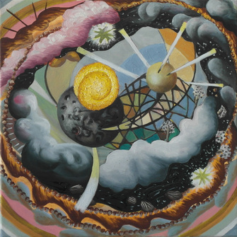 Hartmut Neumann, (Schwarzer und gelber Mond, 2010