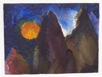 Herbert Beck, Hochgebirge am Mondschein