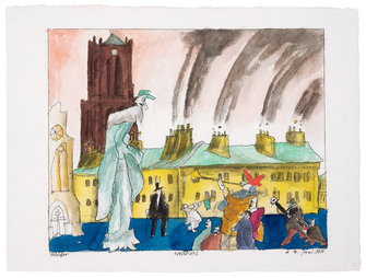 Lyonel Feininger, Karnaval, 1915