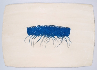 Desmond Lazaro, Blue Coconut Palm Leaf, 2012, &copy; Desmond Lazaro