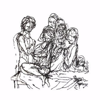 Wolf Hamm, Der Familienkreis, aus der Reihe: Der Familienkreis, 2015, &copy; Wolf Hamm