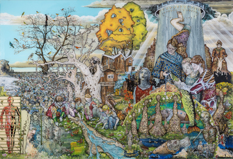 Wolf Hamm, V. Die Reifezeit (aus der Reihe: 'Die großen Prozesse'), 2019, &copy; Wolf Hamm