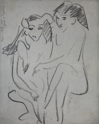 Ernst Ludwig Kirchner, Fränzi und Marcella, um 1910
