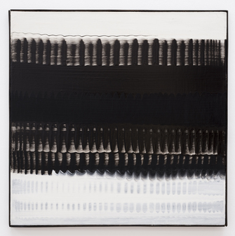 Heinz Mack, Dynamische Struktur Schwarz-Weiß, 1959