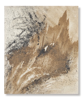 Ulrike Arnold, Rheinsand + Meteorite #4, 2011, 2011