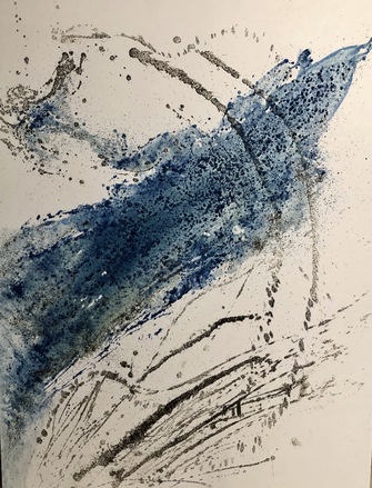 Ulrike Arnold, Meteorite-Azurit #8, 2008, 2019