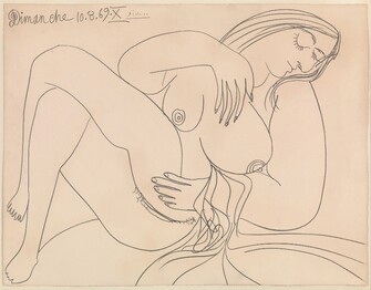 Pablo Picasso, Femme nue, 1969