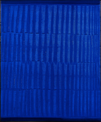 Heinz Mack, Blaue Dynamische Struktur, 1958
