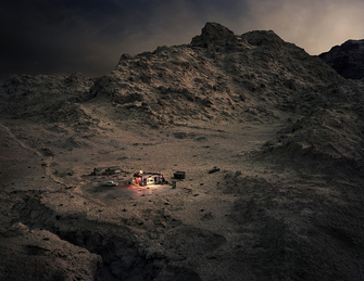 Thomas Wrede, Fred & Red’s Cafe (aus der Serie 'Real Landscapes'), 2015, &copy; Thomas Wrede, VG-Bildkunst, Bonn