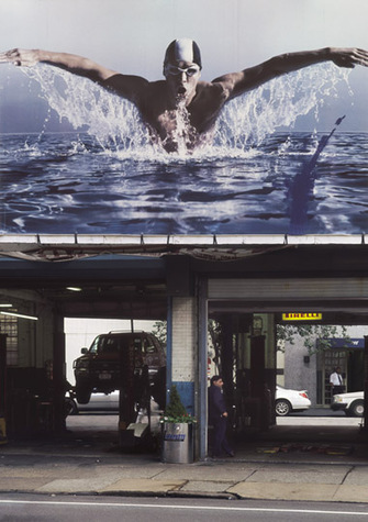 Thomas Wrede, Swimmer (from the series 'Manhattan Picture Worlds'), 2002, &copy; Thomas Wrede, VG Bild-Kunst, Bonn