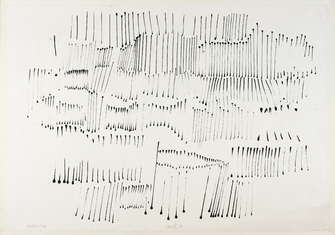 Heinz Mack, Notation, 1956