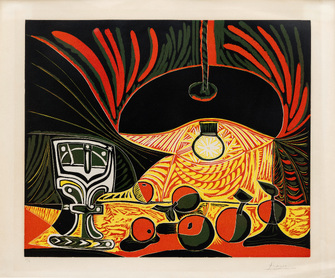 Pablo Picasso, Nature morte sous la Lampe, 1962