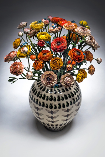 Bertozzi & Casoni, Vaso con mazzo di fiori, 2018, &copy; Bertozzi & Casoni, VG Bild-Kunst, Bonn