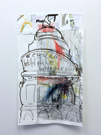 Chris Reinecke, Gewölbe für alle. Unter der Kuppel., 2016/2017