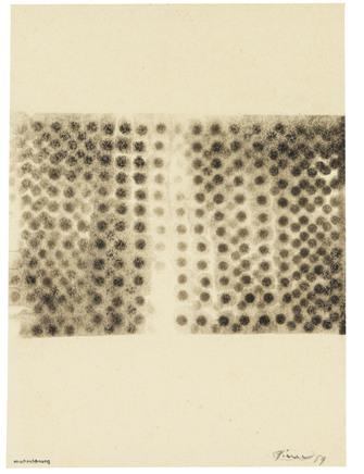 Otto Piene, Rauchzeichnung, 1959