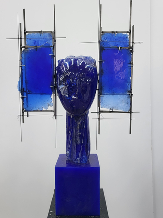 Manolo Valdés, Cabeza Azul, 2023