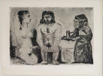 Pablo Picasso, Maison close: Le Chocolat II, 1955