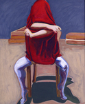 Norbert Tadeusz, o.T. II (Rotes Tuch), 1993