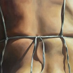 Lia Kazakou, White Straps, 2019