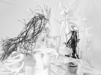 Hartmut Neumann, Die neue falsche Welt der Affen - Unklare Zustände. Nest, 2020/2021