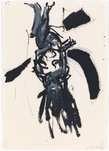 Georg Baselitz, Ohne Titel (Sitzender weiblicher Akt), 1976