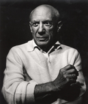 Lucien Clergue, Picasso à la cigarette III, Cannes dec. 1956, 1956 (gedruckt 2006), &copy; Picasso à la cigarette
