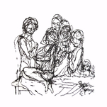 Wolf Hamm, Der Familienkreis, aus der Reihe: Der Familienkreis, 2015, &copy; Wolf Hamm