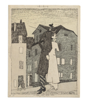 Lyonel Feininger, Brautpaar Vor’m “Weissen Schwan“, 1908