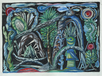 Hartmut Neumann, Nächtliche Verborgenheit (Gefährliche Schönheit), 2021, &copy; Hartmut Neumann, VG Bild-Kunst, Bonn