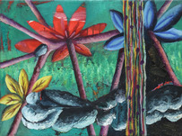 Hartmut Neumann, Gelb, Rot, Blau (Ursprüngliche Ausblicke), 1991/1993/2018, &copy; Hartmut Neumann