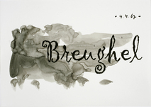 Heribert C. Ottersbach, Breughel (4.4.67)  (from the series 'Signatur mit Bild'), 2016, &copy; H.C. Ottersbach + VG Bild-Kunst, Bonn