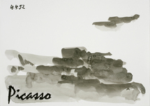 Heribert C. Ottersbach, Picasso (4.4.52)  (aus der Serie 'Signatur mit Bild'), 2016, &copy; H.C. Ottersbach + VG Bild-Kunst, Bonn