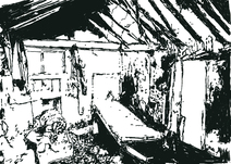 Heribert C. Ottersbach, Ted's Cabin ‒ Interior (2), 2018, &copy; H.C. Ottersbach + VG Bild-Kunst, Bonn