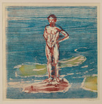 Edvard Munch, Bathing man, 1899