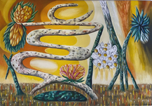 Hartmut Neumann, Gelbes Leuchten (Horizont 8), 2023