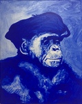 Stefan à Wengen, Le Singe Peintre, 19/IX/19, 2019