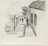 August Macke, Haus bei der Anlage, 1909/10, &copy; Beck & Eggeling