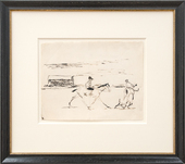 August Macke, Jockeys, 1908, &copy; Beck & Eggeling