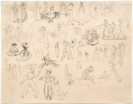 August Macke, Orientalisches Studienblatt, 1909/10, &copy; Beck & Eggeling