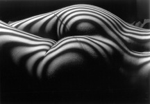 Lucien Clergue, Nu zébré de dos (Arles 2009), 2009, &copy; VG Bild-Kunst, Bonn