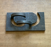 Peter Schwickerath, Doppelrelief horizontal (Variante) (Double relief horizontal (Variant), 2020