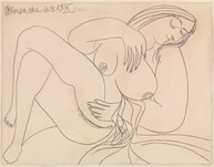 Pablo Picasso, Femme nue, 1969
