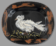 Pablo Picasso, Colombe sur lit de paille, 1949