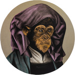 Stefan à Wengen, Le Singe Peintre XXXII, 2020