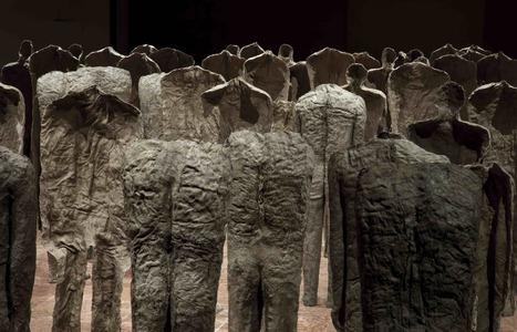 Magdalena Abakanowicz. Crowd and Individual, Insel San Giorgio Maggiore, realize (c) Alessandra Chemollo