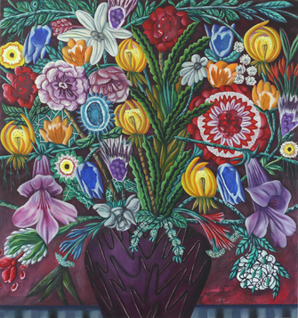 Hartmut Neumann, Die vergängliche Pracht 6 (Die Vielfarbigen), 2023