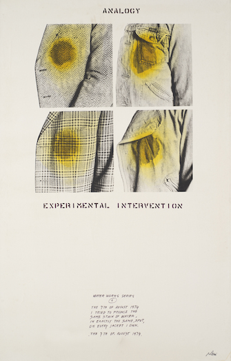 Fabrizio Plessi, Analogy Experimental Intervention / Water Works Series 1, 1974