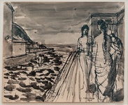Paul Delvaux, Étude pour Pénélope, 1945